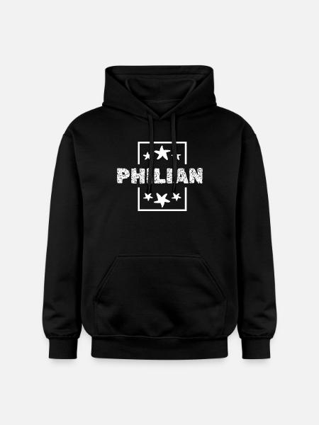 Philian - Sweat à capuche Softstyle® Gildan Unisexe - noir