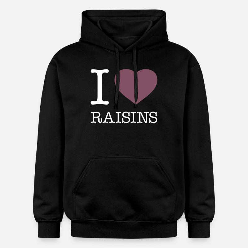 J’adore les raisins secs Rosinen - Sweat à capuche Softstyle® Gildan Unisexe - noir