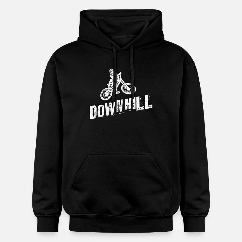VTT de descente - Sweat à capuche Softstyle® Gildan Unisexe - noir
