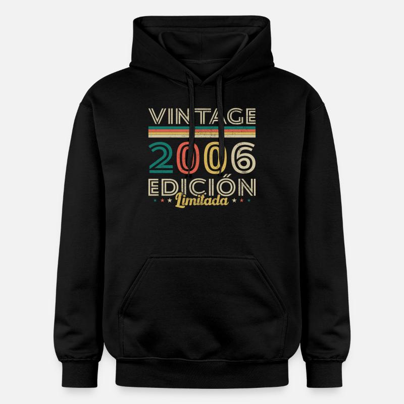 Cadeau d’anniversaire Vinatge 2006 - Sweat à capuche Softstyle® Gildan Unisexe - noir
