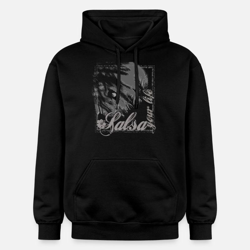 salsa - Sweat à capuche Softstyle® Gildan Unisexe - noir
