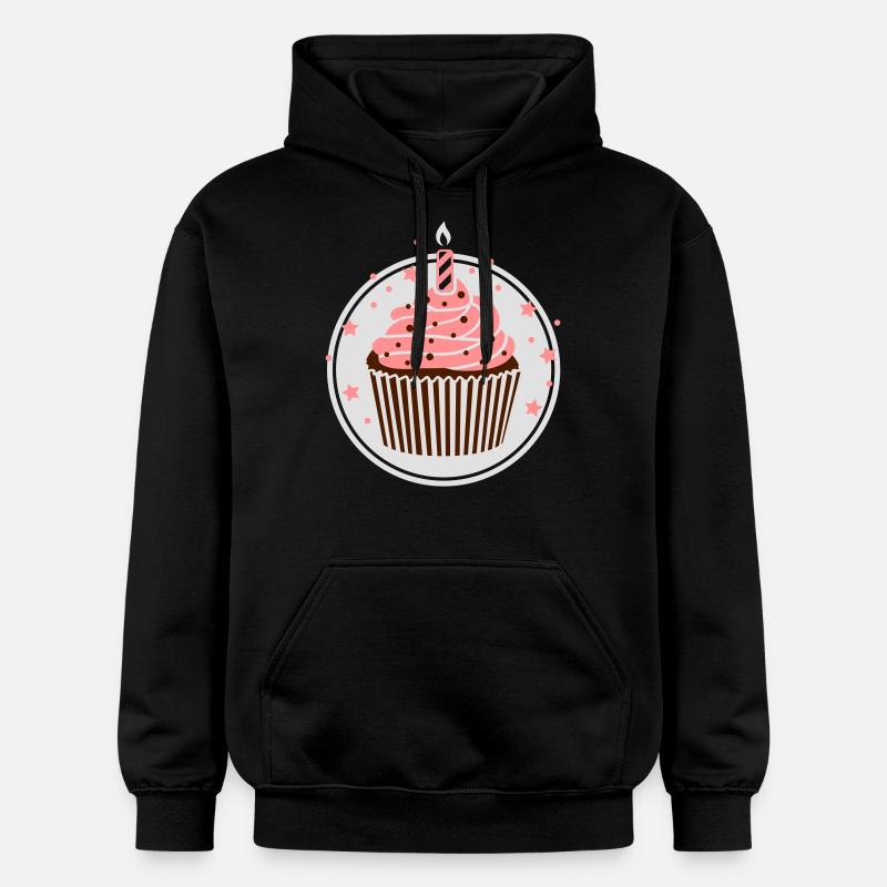 Pain avec bougie - Sweat à capuche Softstyle® Gildan Unisexe - noir