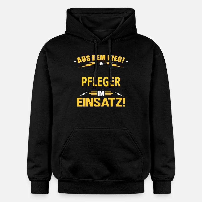 PFLEGER - Gildan Unisex Softstyle® Midweight Hoodie - Schwarz