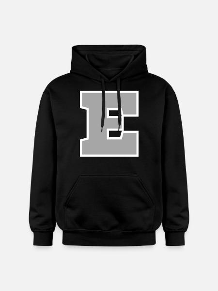 Letter e sport - Gildan Unisex Softstyle® Midweight Hoodie - black