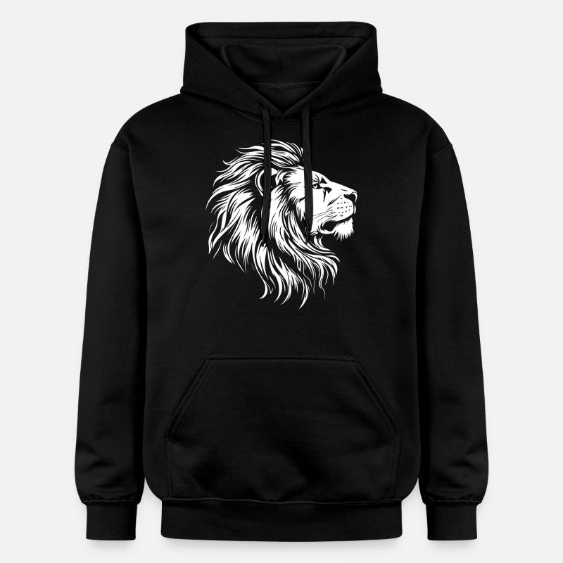 Lion - Sweat à capuche Softstyle® Gildan Unisexe - noir