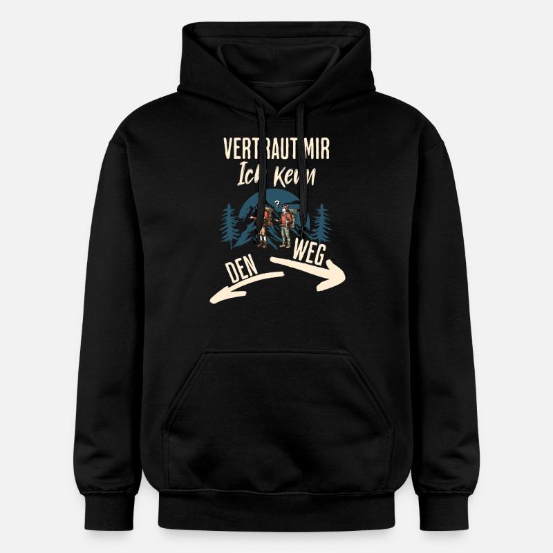 Wander - Gildan Unisex Softstyle® Midweight Hoodie - black