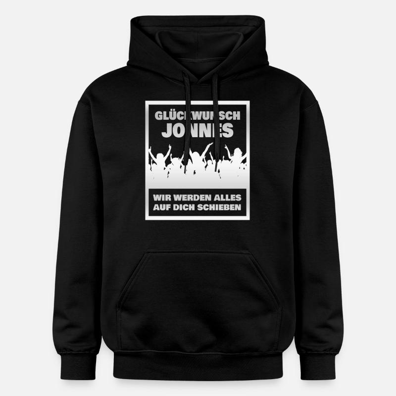 Jonnes - Sweat à capuche Softstyle® Gildan Unisexe - noir