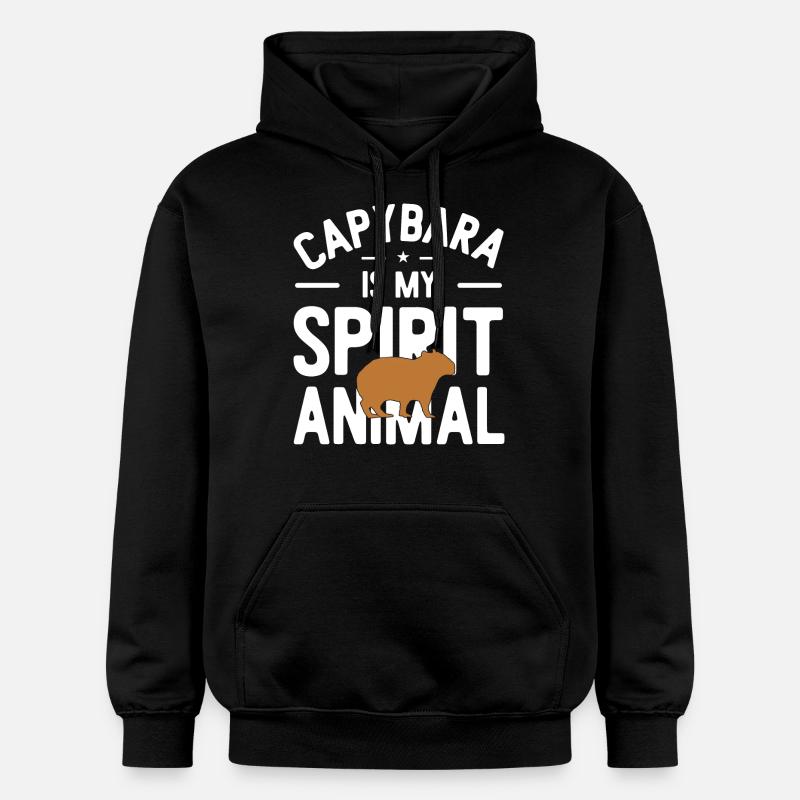 Capybara - Sweat à capuche Softstyle® Gildan Unisexe - noir