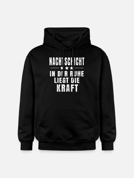 Night Shift T-Shirt - Gildan Unisex Softstyle® Midweight Hoodie - black