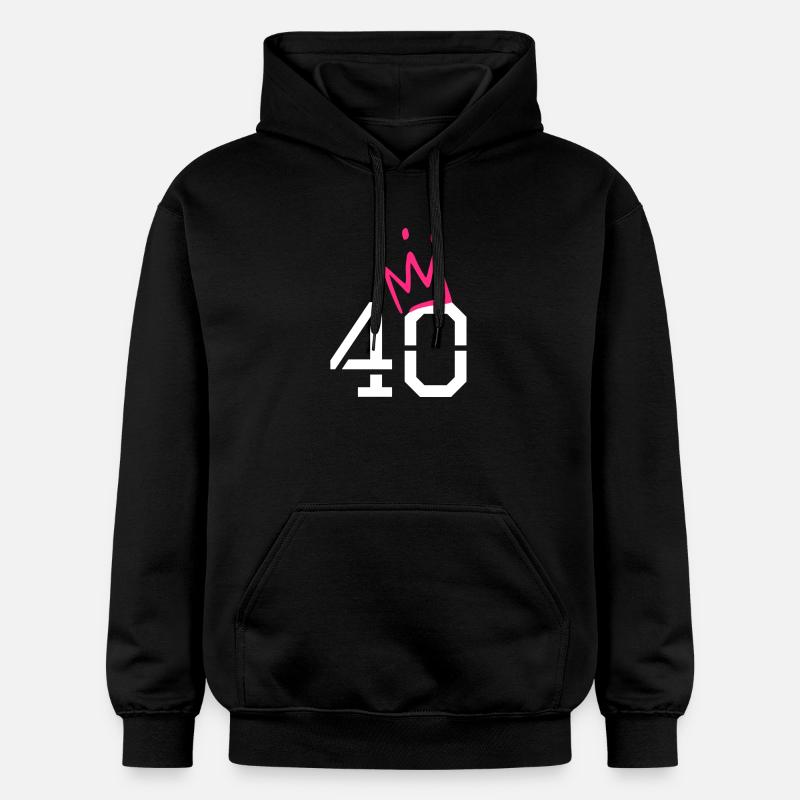 40 - Sweat à capuche Softstyle® Gildan Unisexe - noir