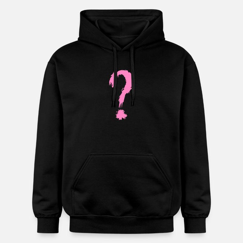 Fragezeichen - Gildan Unisex Softstyle® Midweight Hoodie - Schwarz