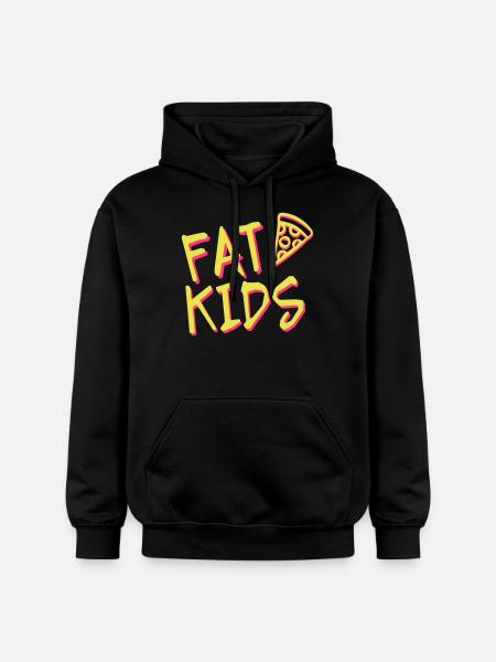 Fat Kids - Gildan Unisex Softstyle® Midweight Hoodie - black