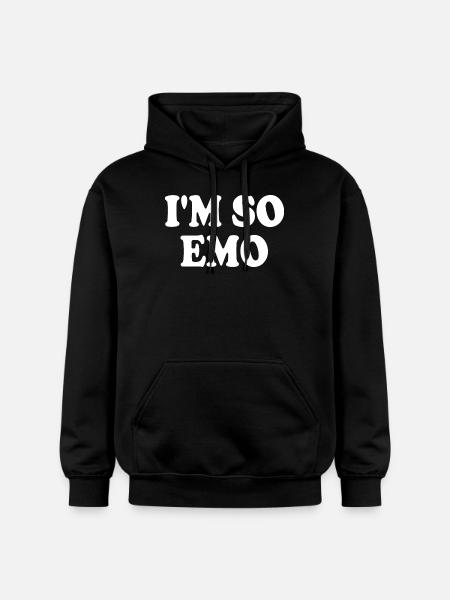 Im so emo - Sweat à capuche Softstyle® Gildan Unisexe - noir