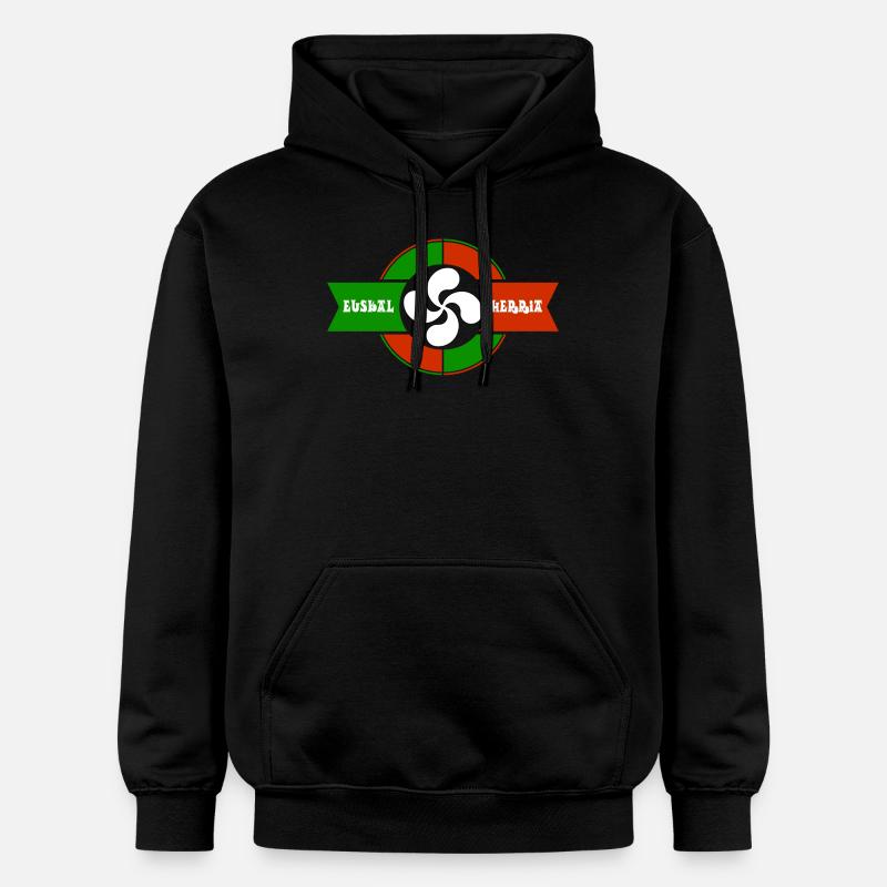 Croix du pays Basque 2 - Sweat à capuche Softstyle® Gildan Unisexe - noir