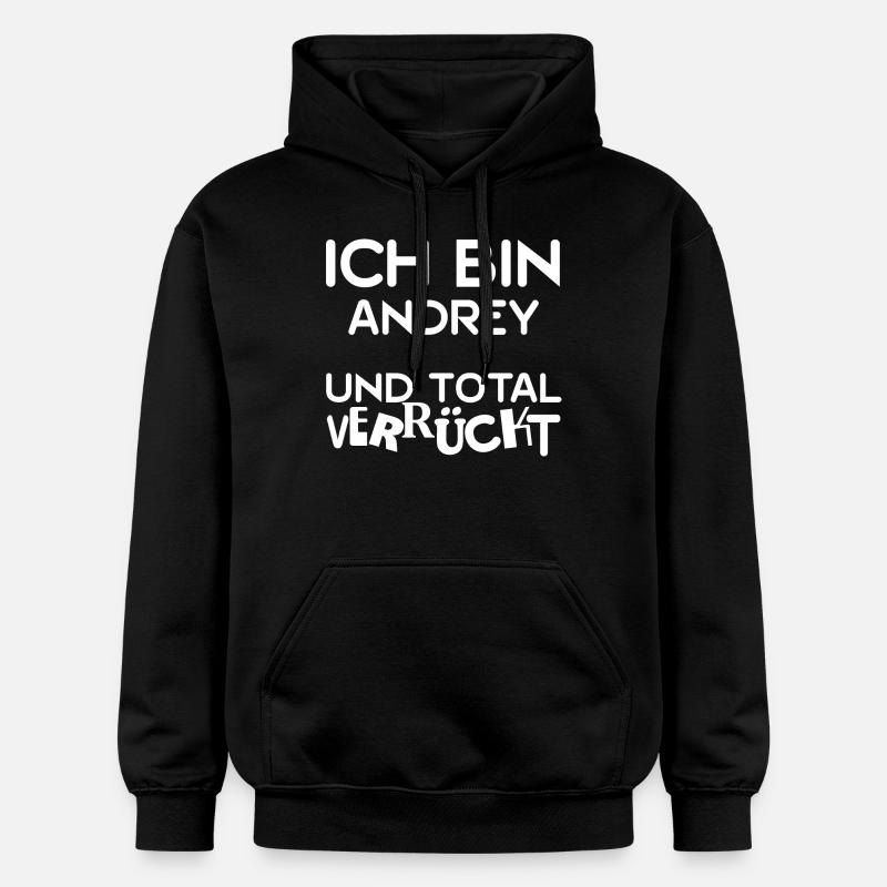 Andreï comme prénom - Sweat à capuche Softstyle® Gildan Unisexe - noir