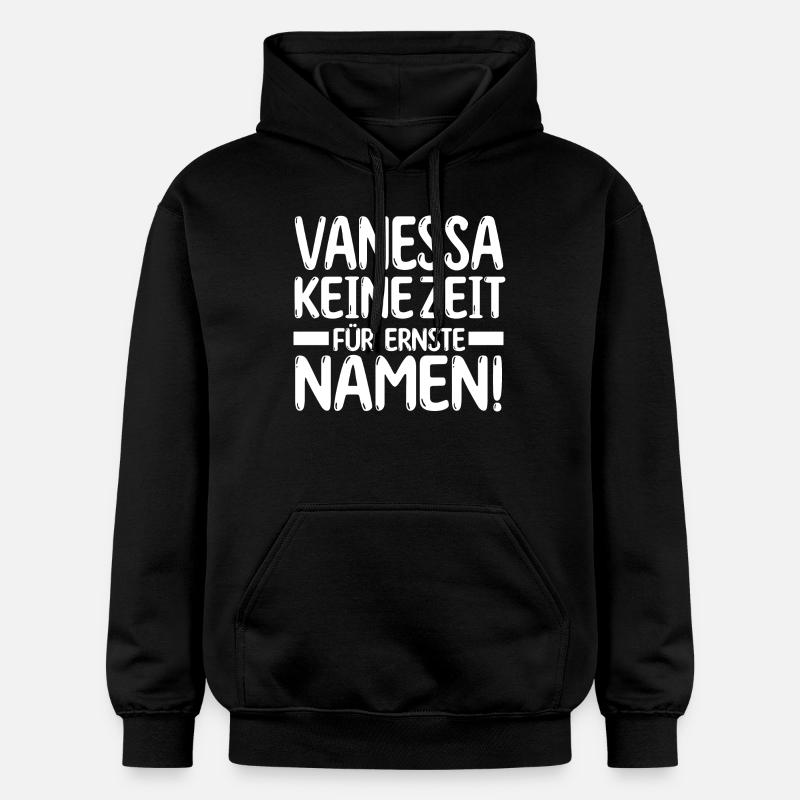 Prénom Vanessa - Sweat à capuche Softstyle® Gildan Unisexe - noir