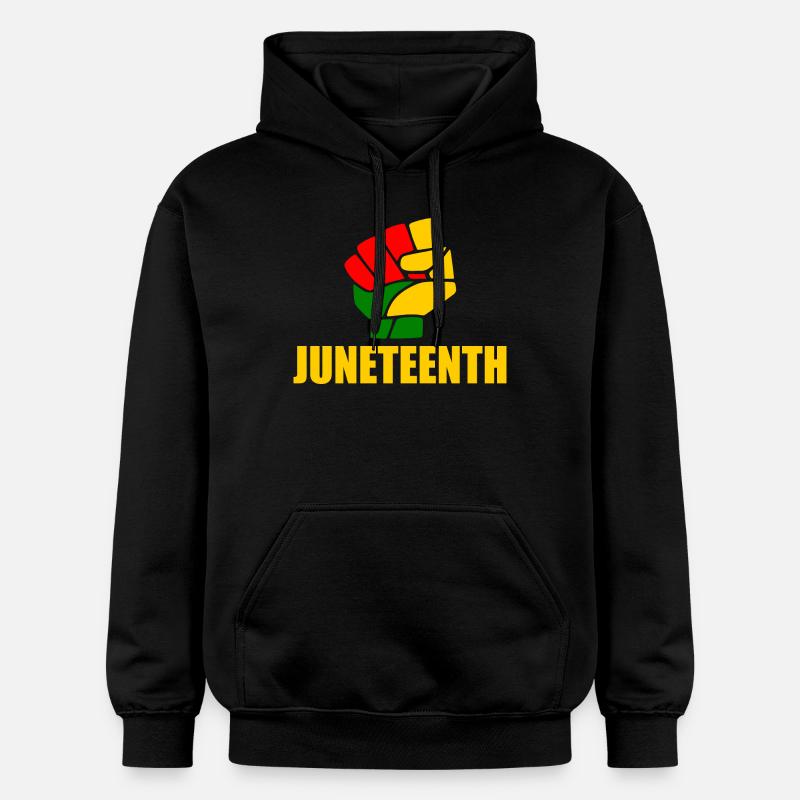 juneteenth - Sweat à capuche Softstyle® Gildan Unisexe - noir