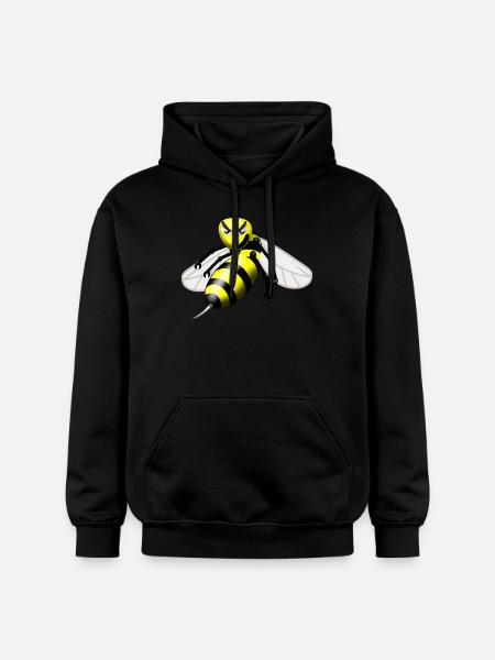 wasp - Gildan Unisex Softstyle® Midweight Hoodie - black