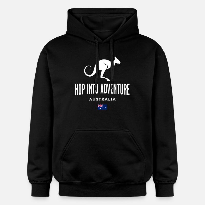 Australie - Sweat à capuche Softstyle® Gildan Unisexe - noir