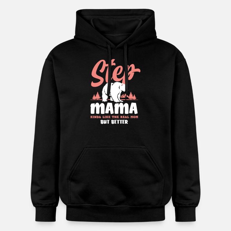 Belle-mère Maman - Sweat à capuche Softstyle® Gildan Unisexe - noir