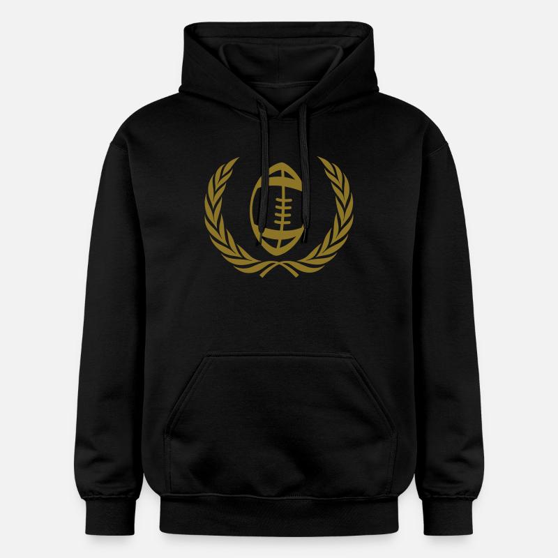 Rugby - Gildan Unisex Softstyle® Midweight Hoodie - black