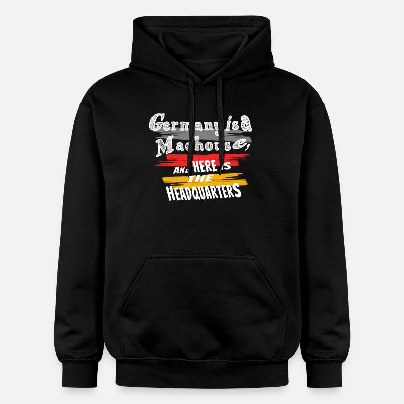 Allemagne siège social - Sweat à capuche Softstyle® Gildan Unisexe - noir