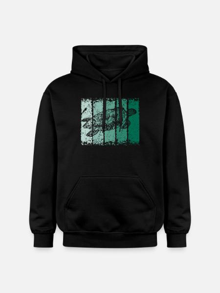 turtle - Gildan Unisex Softstyle® Midweight Hoodie - black