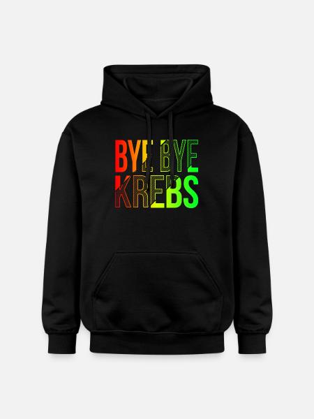 Bye Bye Kreps Rainbow Design - Gildan Unisex Softstyle® Midweight Hoodie - black