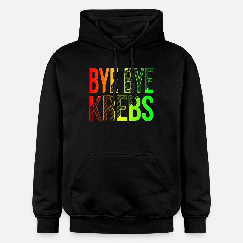 Bye Bye Kreps Rainbow Design - Sweat à capuche Softstyle® Gildan Unisexe - noir