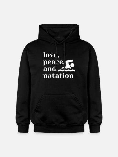 Comedy Swimming - Gildan Unisex Softstyle® Midweight Hoodie - black
