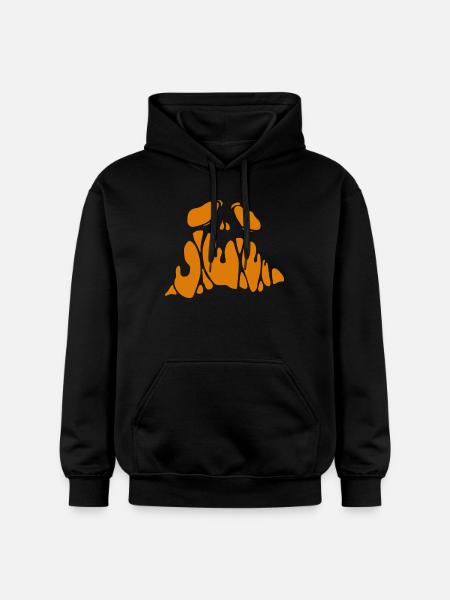 Pumpkin Grimace 4 - Gildan Unisex Softstyle® Midweight Hoodie - black