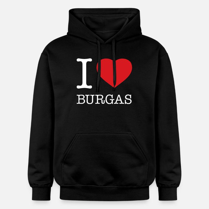 J’ADORE BOURGAS - Sweat à capuche Softstyle® Gildan Unisexe - noir