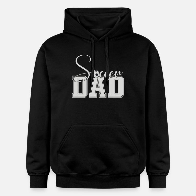 Soccer Dad Varsity Block Texte - Sweat à capuche Softstyle® Gildan Unisexe - noir