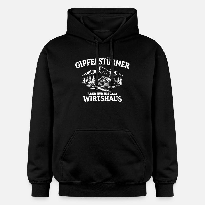 Wander Humor Austria - Gildan Unisex Softstyle® Midweight Hoodie - black