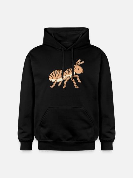 Stylized Tiger Ant Tiger Stripes - Gildan Unisex Softstyle® Midweight Hoodie - black