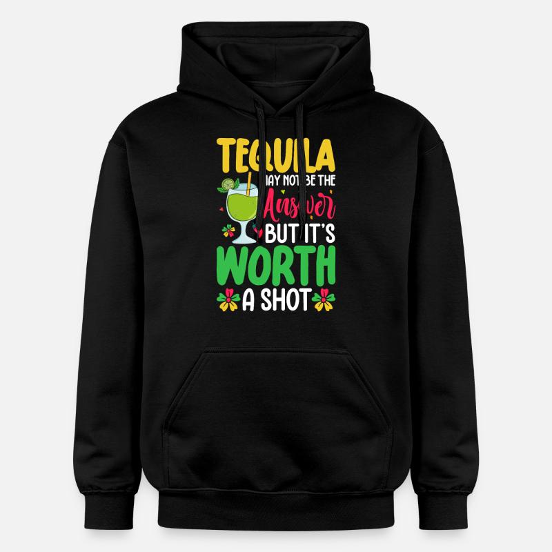 Téquila - Sweat à capuche Softstyle® Gildan Unisexe - noir