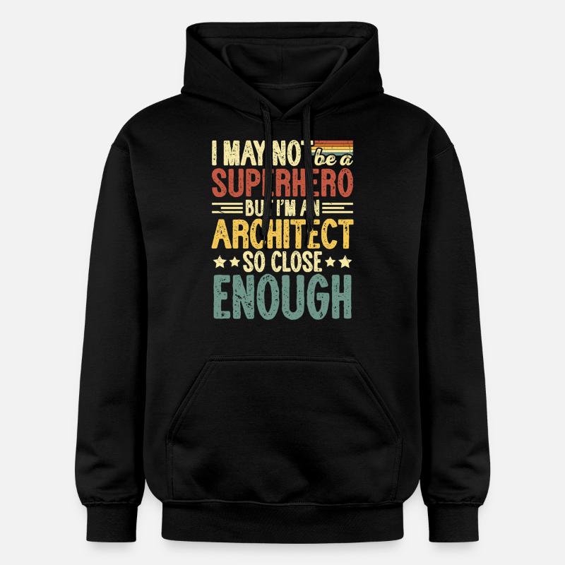 Architecte - Sweat à capuche Softstyle® Gildan Unisexe - noir