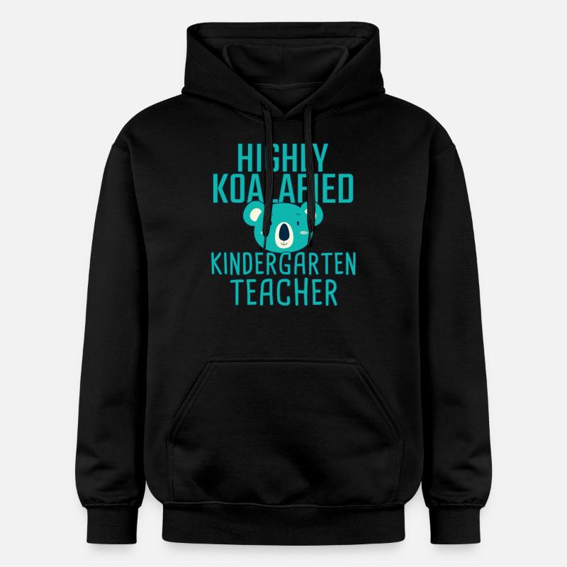 Enseignante de maternelle Koalafied - Sweat à capuche Softstyle® Gildan Unisexe - noir