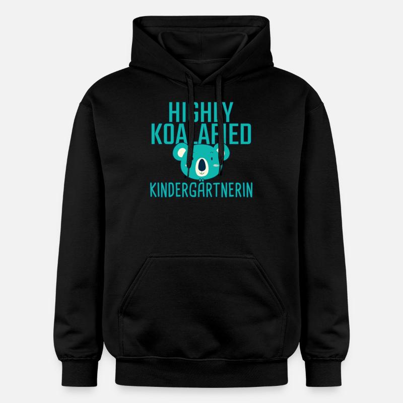 Enseignant de maternelle Koalafied Kindergarten - Sweat à capuche Softstyle® Gildan Unisexe - noir