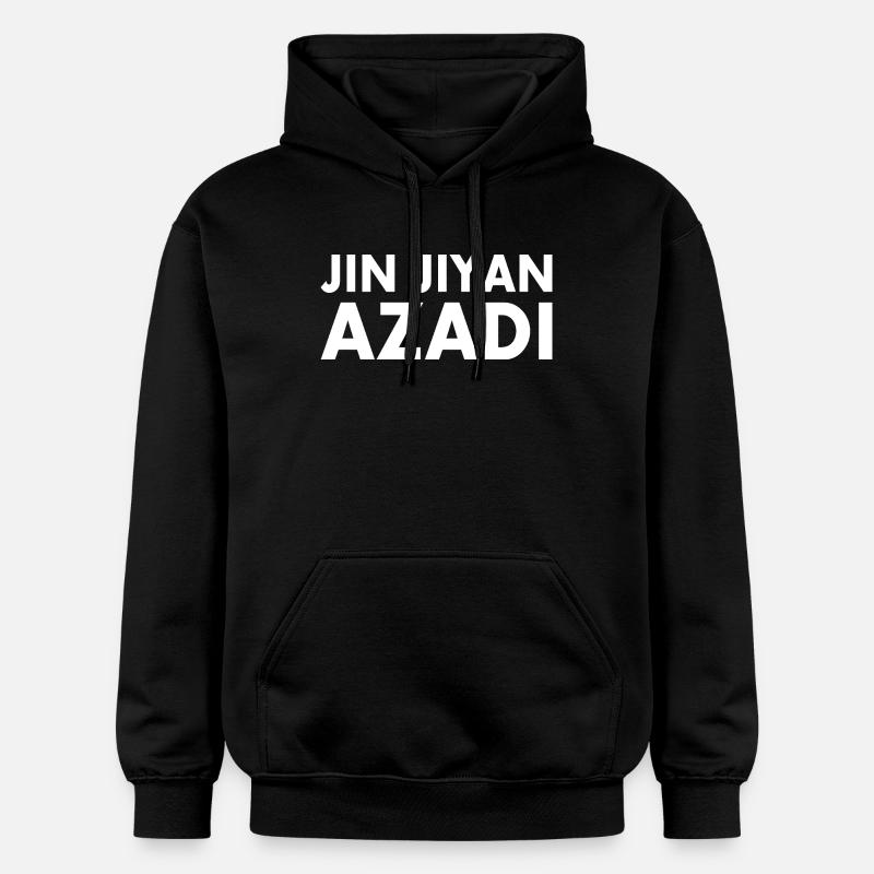 jin jiyan azadi - Sweat à capuche Softstyle® Gildan Unisexe - noir