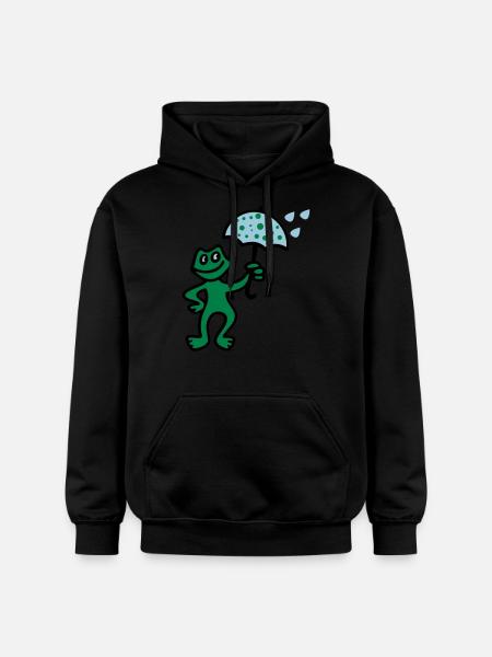 Weatherman - Rain - Gildan Unisex Softstyle® Midweight Hoodie - black