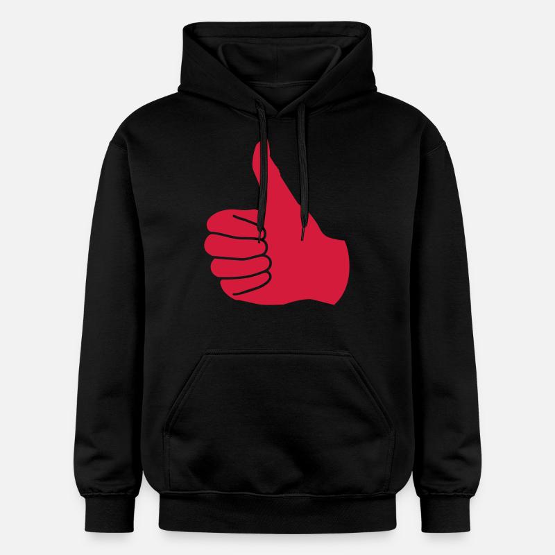 pouce - Sweat à capuche Softstyle® Gildan Unisexe - noir