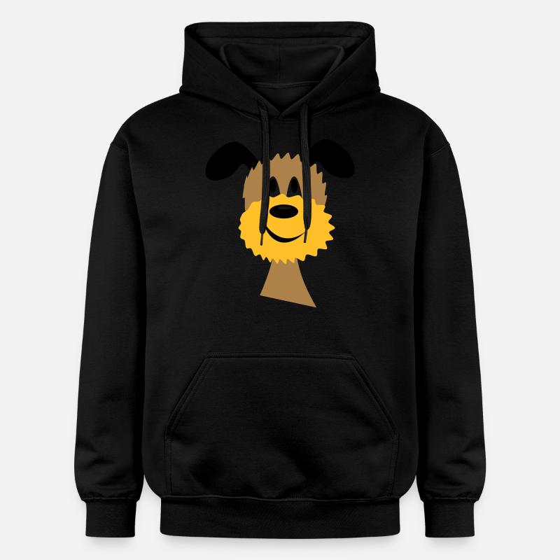 chien - Sweat à capuche Softstyle® Gildan Unisexe - noir