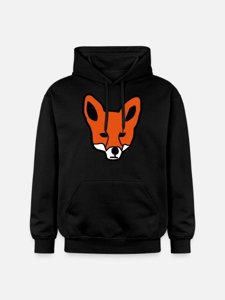 Fuchs Geschenk Geschenkidee - Gildan Unisex Softstyle® Midweight Hoodie - Schwarz