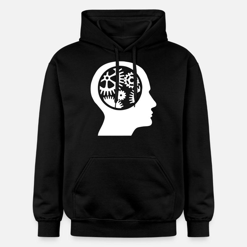 Vitesse dans la tête - Sweat à capuche Softstyle® Gildan Unisexe - noir