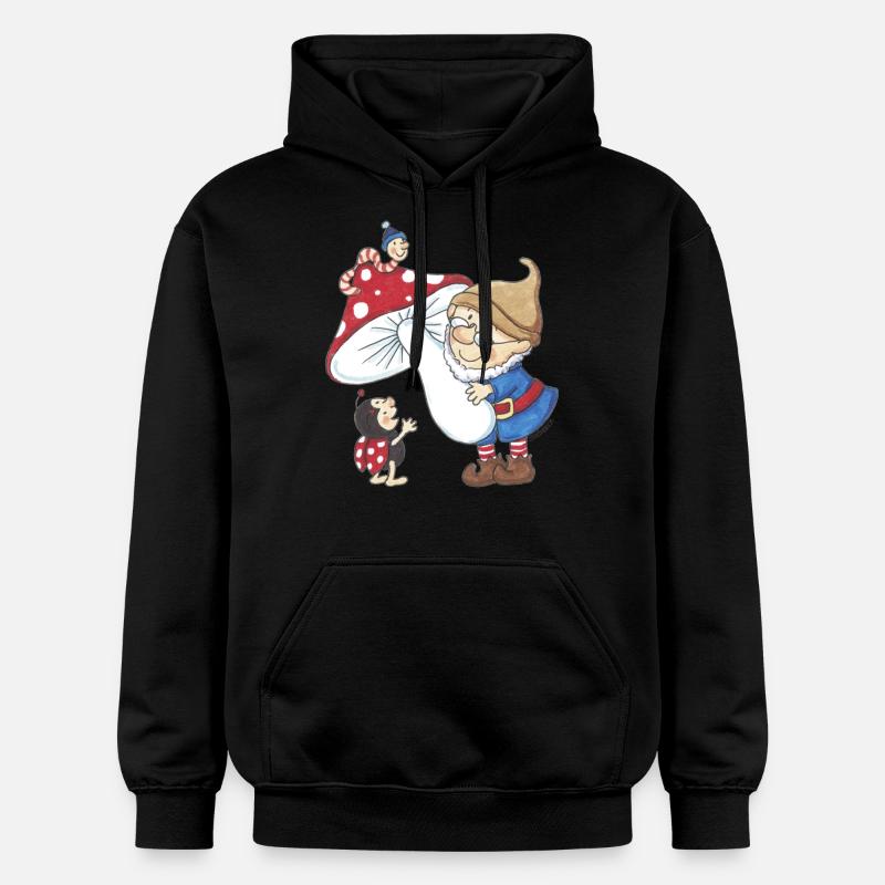 Wichtel_04 - Sweat à capuche Softstyle® Gildan Unisexe - noir