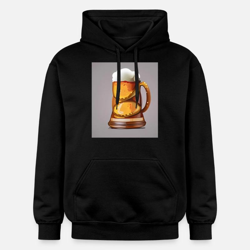 Biere Bretzel - Sweat à capuche Softstyle® Gildan Unisexe - noir