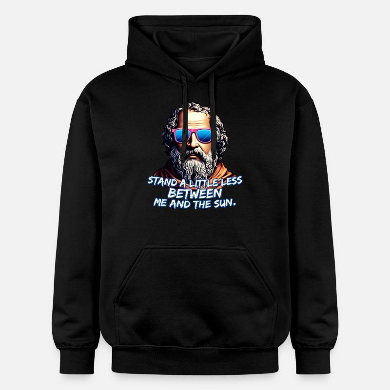 Citation cool de Diogène - Sweat à capuche Softstyle® Gildan Unisexe - noir
