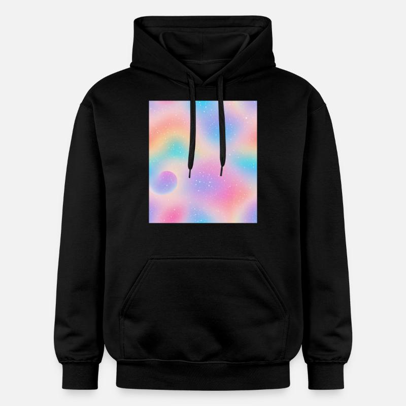 L’œil dans l’abstraction - Sweat à capuche Softstyle® Gildan Unisexe - noir