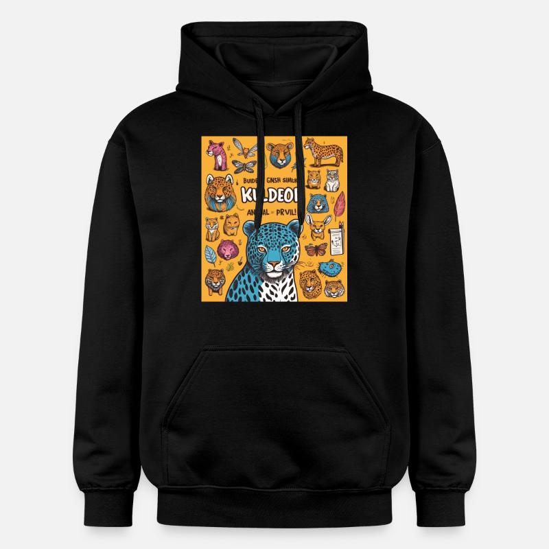 Kuldeop - Sweat à capuche Softstyle® Gildan Unisexe - noir